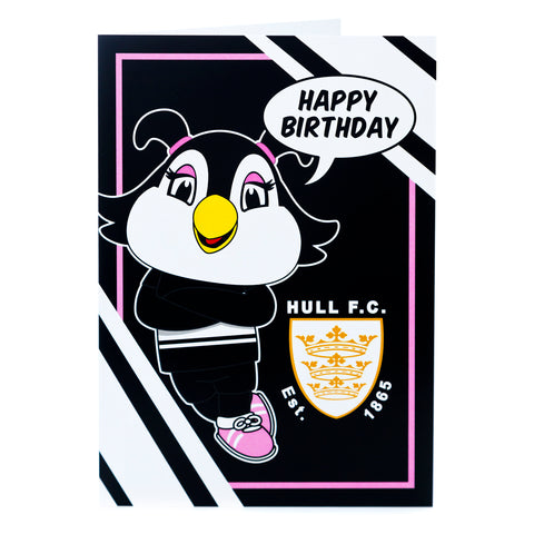 Girlie Bird Birthday Card