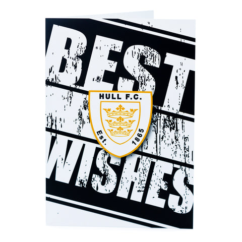 Best Wishes Distressed Card